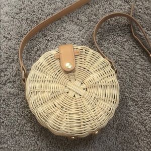 Straw round bag!